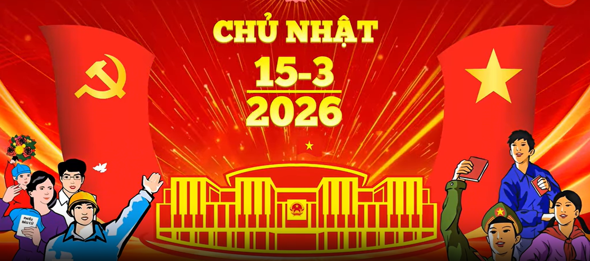 Hướng dẫn quy trình bỏ phiếu bầu cử đại biểu Quốc hội và đại biểu Hội đồng nhân dân các cấp nhiệm kỳ 2026 - 2031